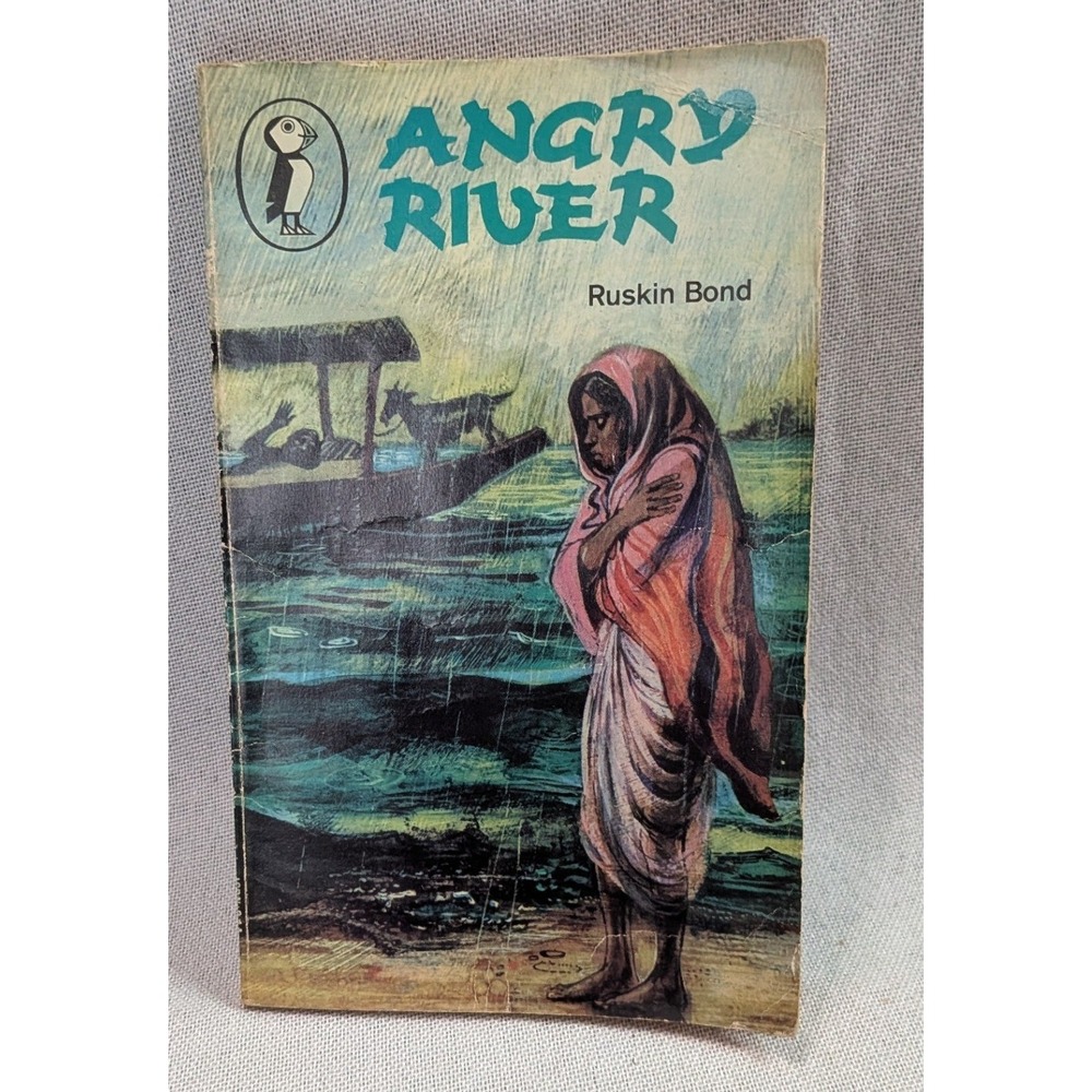 Puffin Books Angry River Ruskin Bond Paperback Childrens Fair Vintage 014030648X